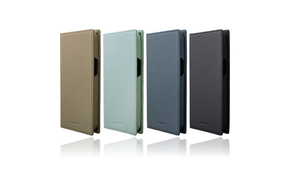 未使用品 GRAMAS シュランケンカーフレザー フォリオケース レッド 未使用品 GRAMAS シュランケンカーフレザー フォリオケース