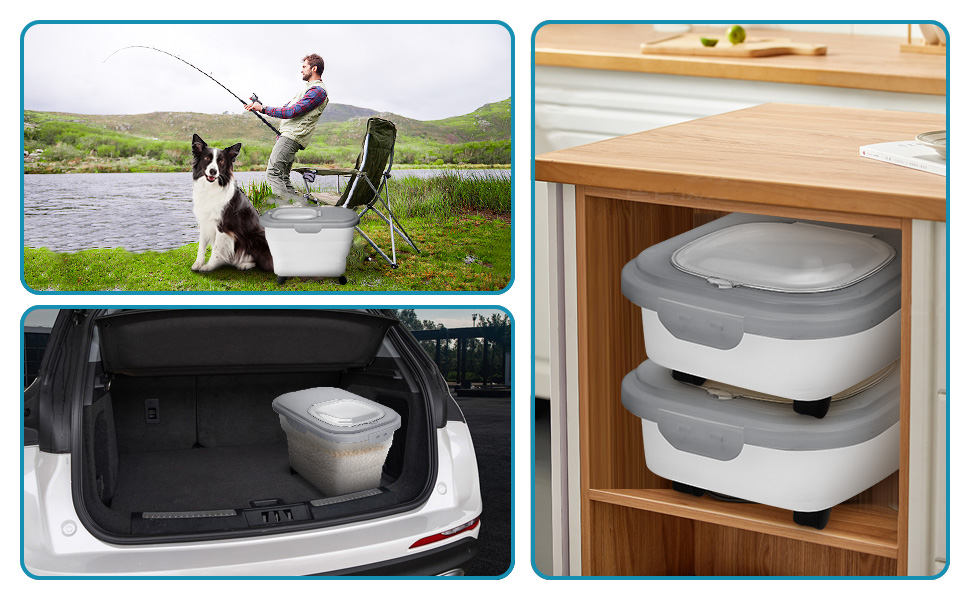 airtight dog food container