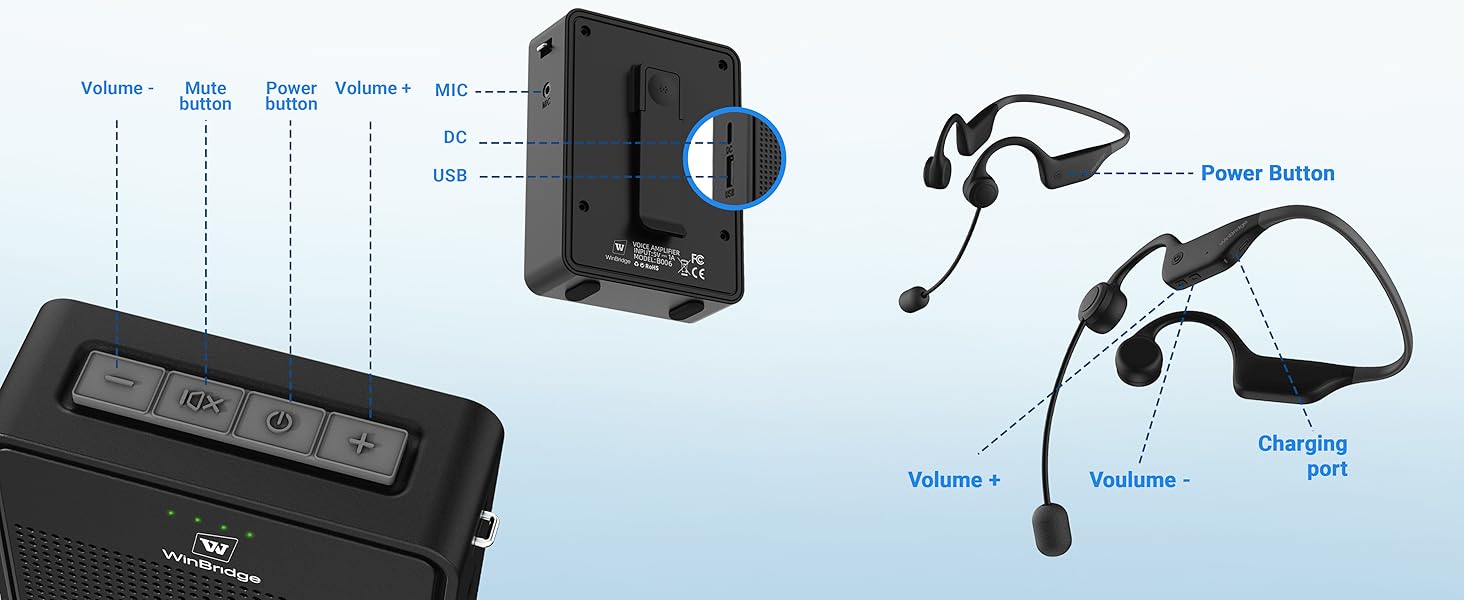 megaphone rechargeable