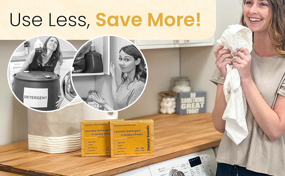 Save More , Laundry Detergent Sheets
