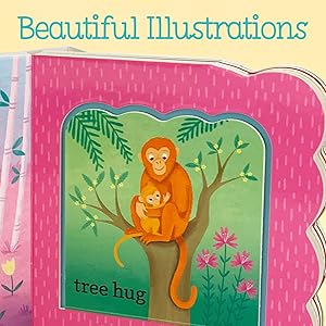 hugs learning educational books for newborns babies love chunky lift-a-flap childrens board book