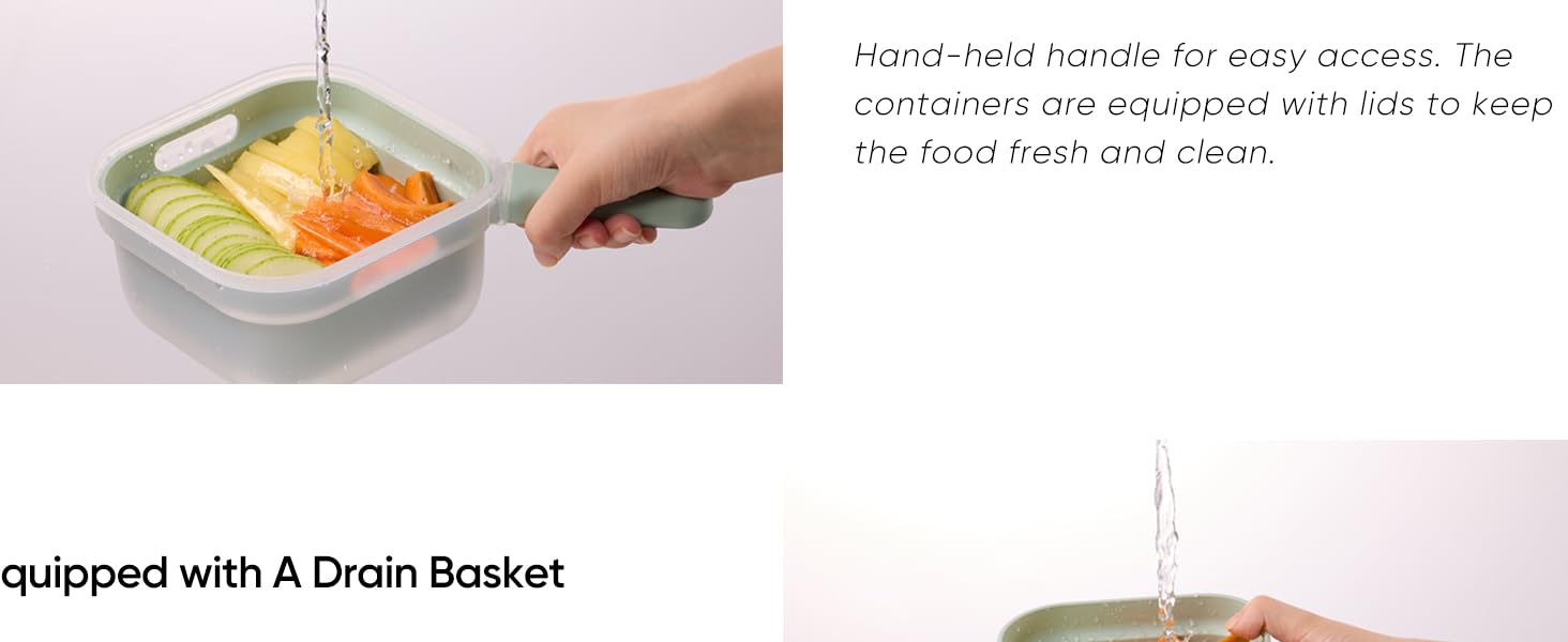 Equipped with a drain basket