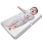 BlueSnail Ultra Soft Minky Dot Changing Pad Cover (White)…