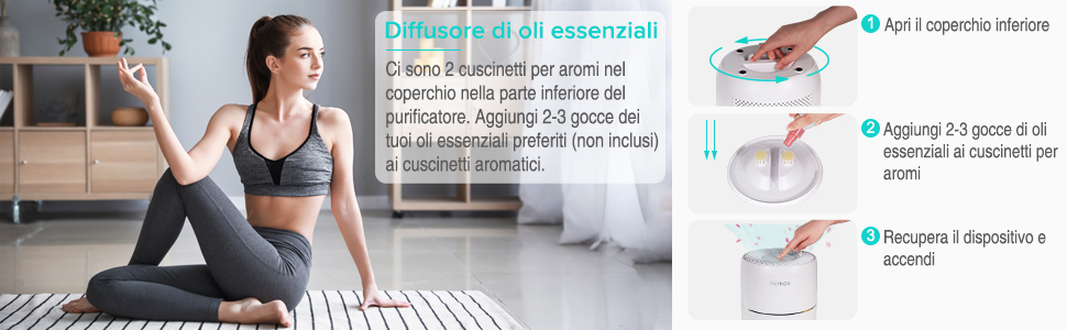 Diffusore di oli essenziali