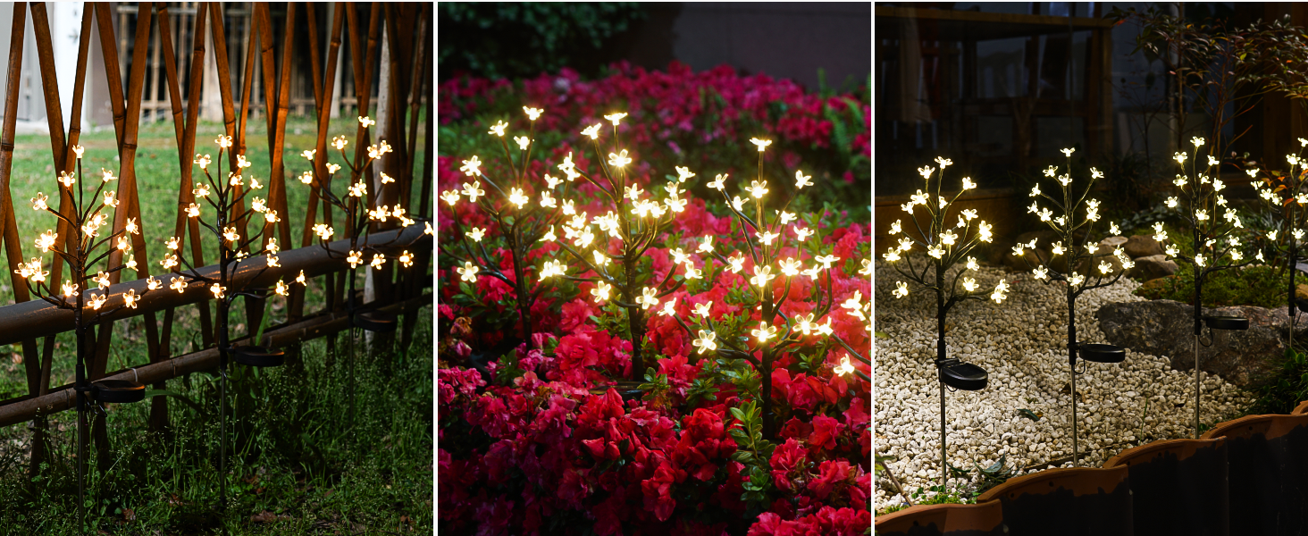 garden lights solar powered