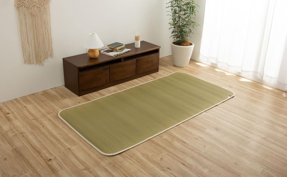 EMOOR Japanese Tatami Yoga Mat CUSA (24x71in) NonSlip