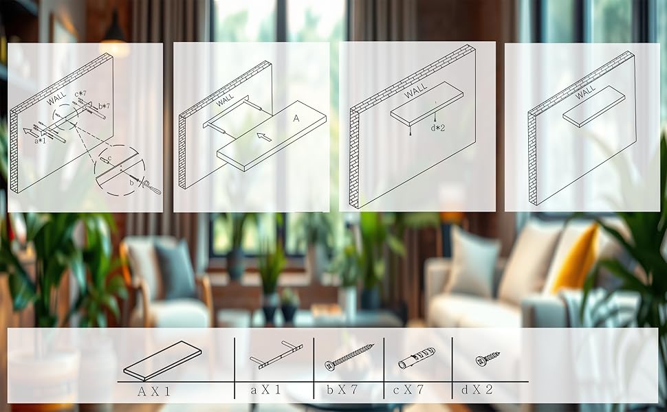 How to hang a floating shelf