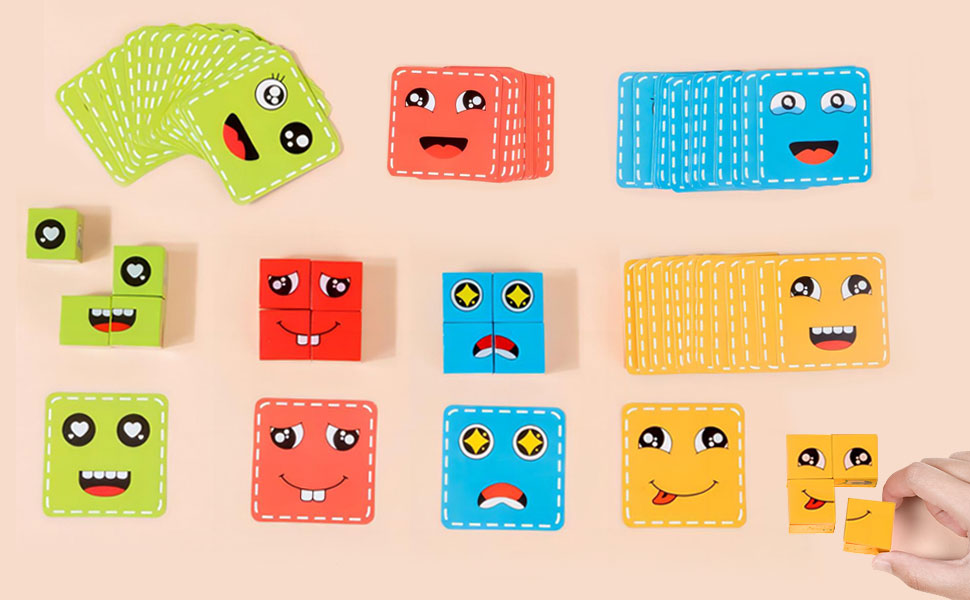 Face change puzzle game