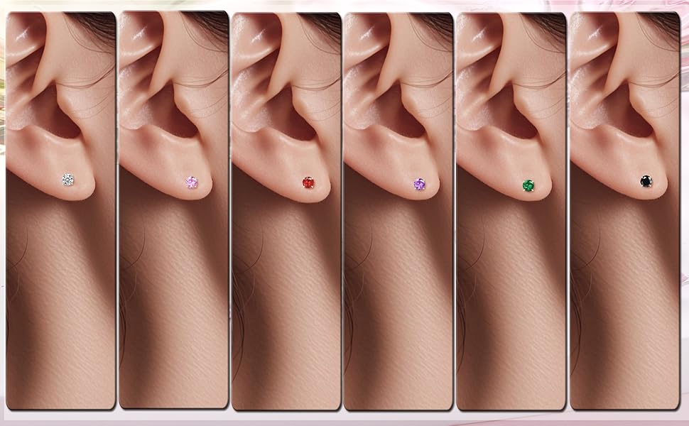 cartilage stud earrings