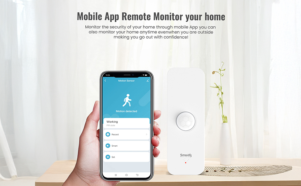 Smart home motion detector