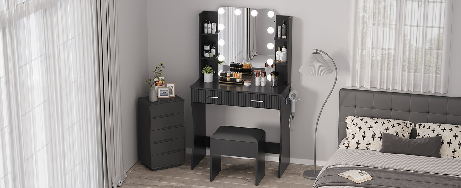 vanity desk, makeup vanity  white vanity desk with mirror and lights vanity makeup vanity desk