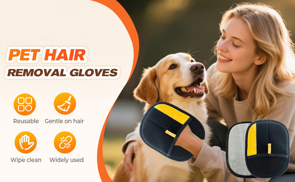 Pet Hair Removal Gloves