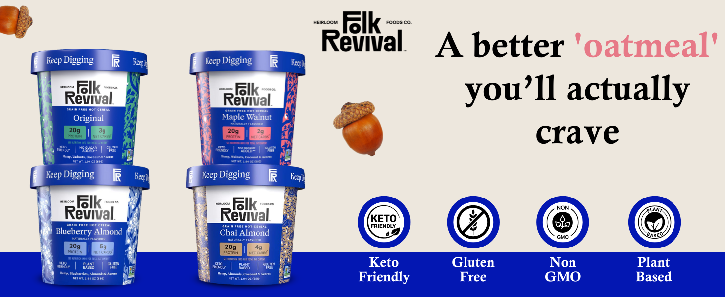 Folk Revival Oatmeal Cup