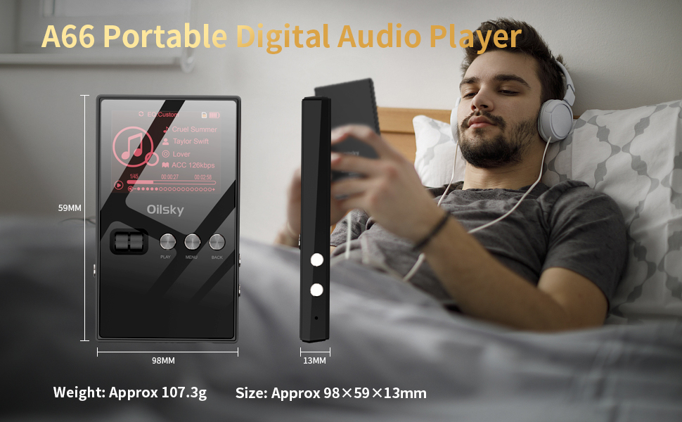 HighResolution HiFi MP3 Player with Lossless DSD Audio