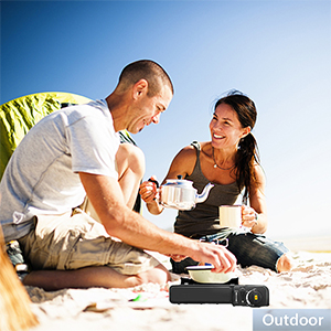 Dual Fuel Portable Gas Stove for Propane & Butane