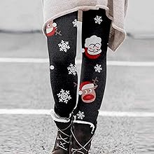 Leggings Damen Weihnachten
