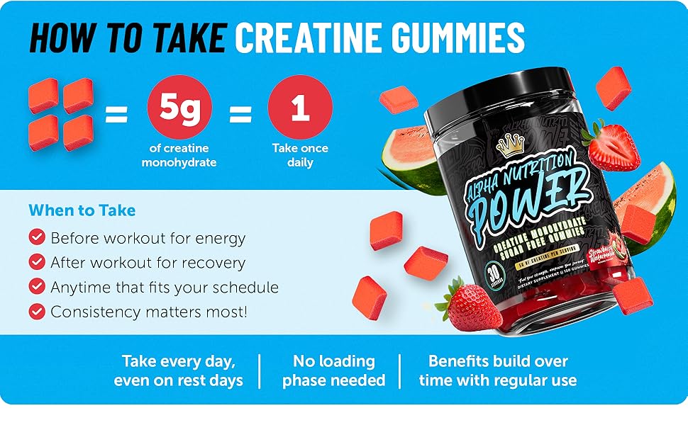 How to Take Creatine Gummies