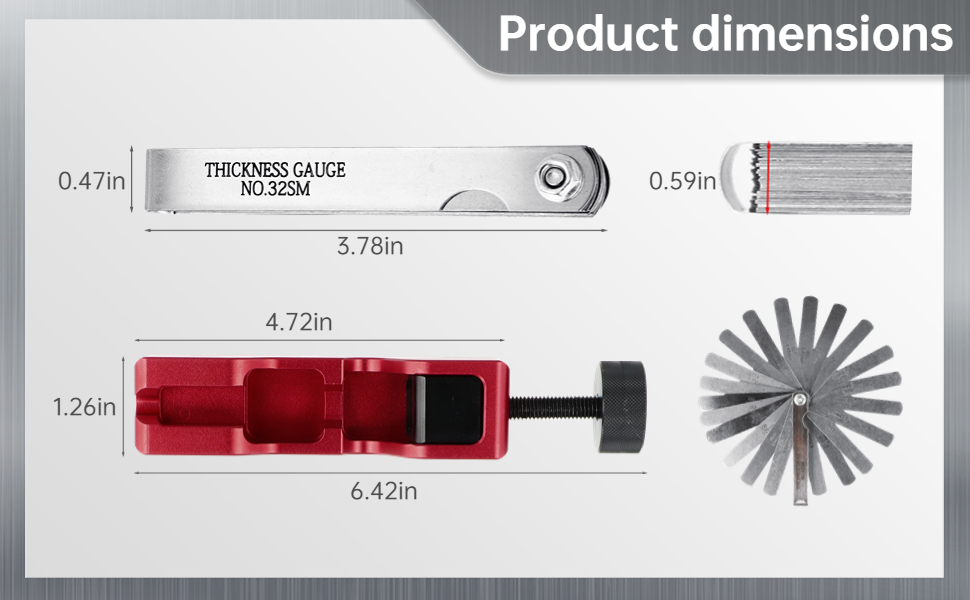 yeesport Universal Spark Plug Gap Tool, Spark Plug Tester