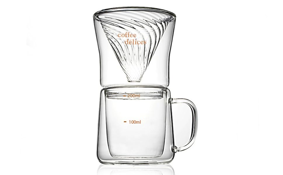 LEVERPRESSO HUGH Coffee Delices Pour Over Coffee Maker