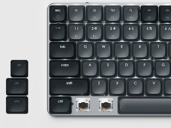 キーボード Satechi SM1 Slim Mechanical Keyboard SM1 Slim Mechanical Backlit Bluetooth Keyboard | Satechi