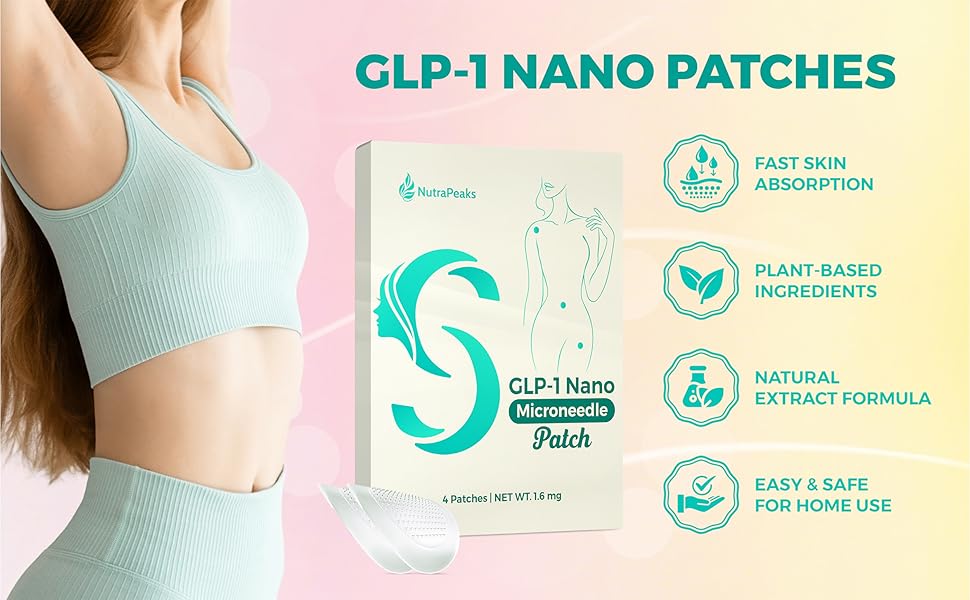 Amazon.com : NutraPeaks GLP-1 Nano Patch, Firming Skin and Body ...