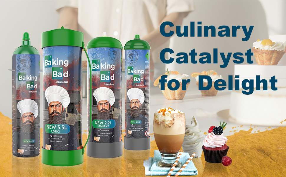Baking Bad Infusions Nitrous Oxide Cartridges for N2O