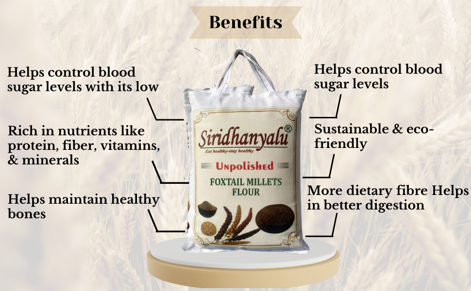 Siridhanya Unpolished & Organic Millet Flour SPN-UOA6AC