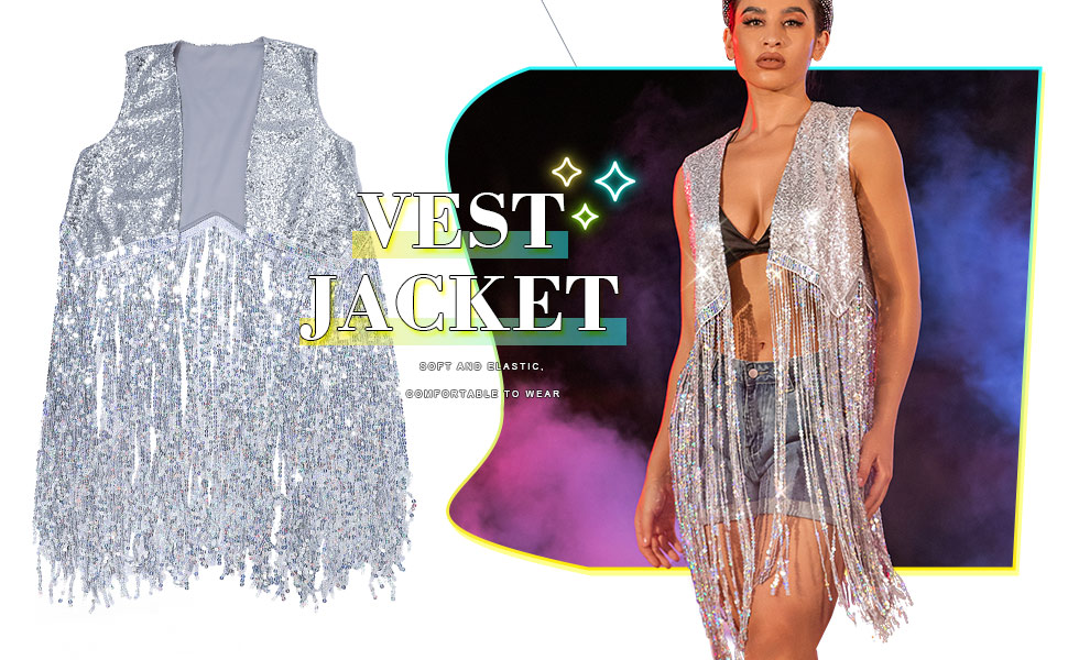 SEQUIN VEST