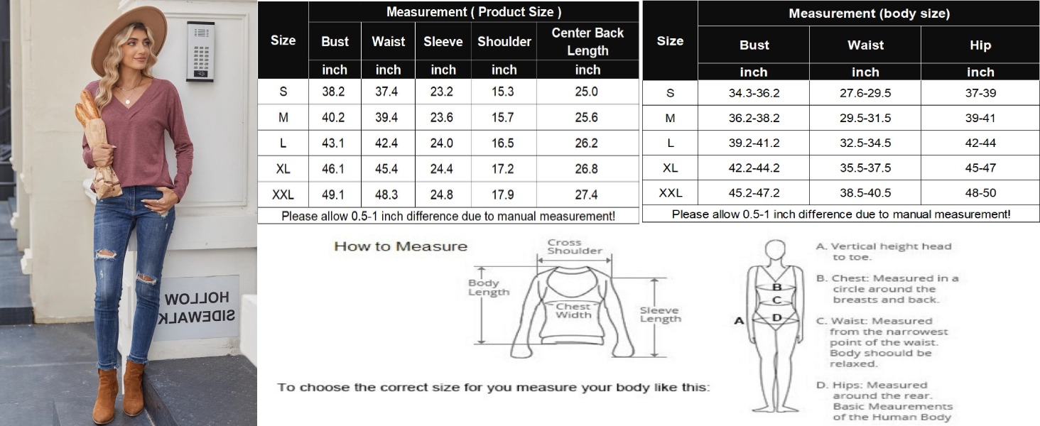 V Neck Tshirts Shirts For Women