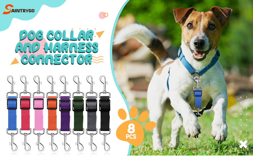 8 Pieces Dog Collar Clip Prong Collar Safety Clip