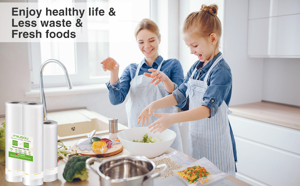 Vacuum Sealer Bags for Food ITRUSOU 9Layer Seal a Meal