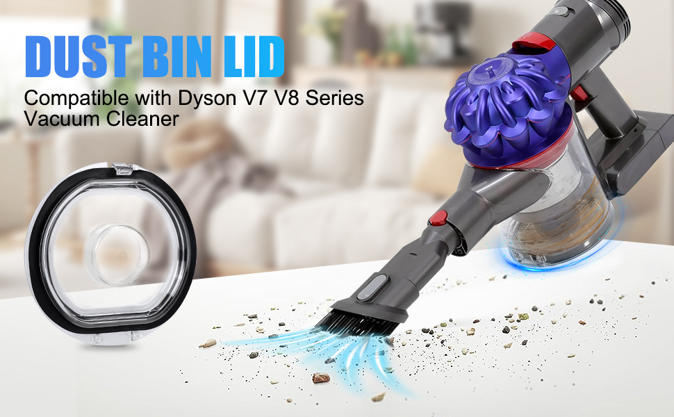 Bin Lid Compatible with Dyson V7 V8 Vacuum Canister