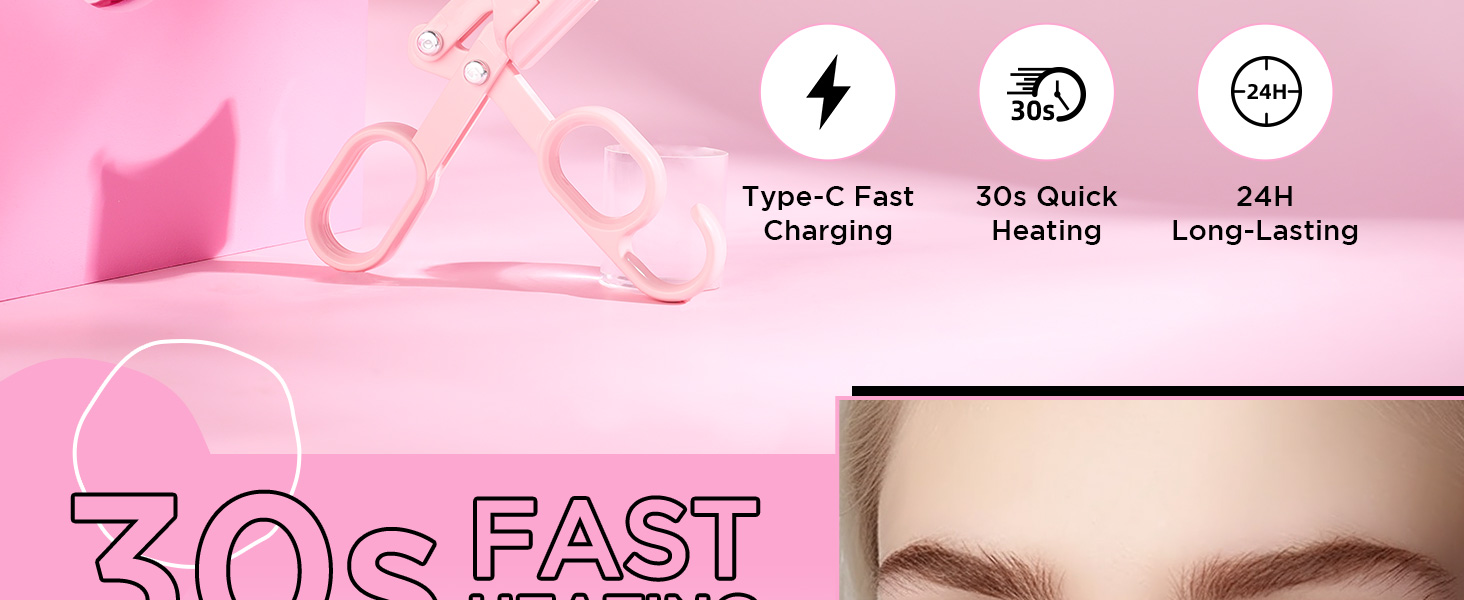 heated eyelash curler
