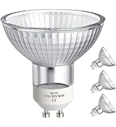 mlogiroa Light Bulbs(Pack of 4) - 50W 110V Wax Warmer Bulbs GU10 LED Bulbs with Long Lasting Life...