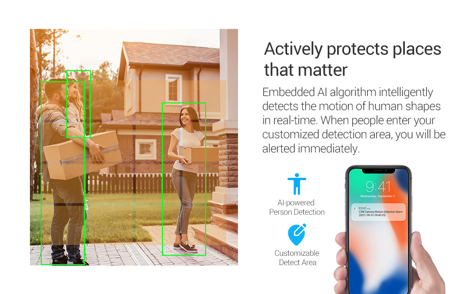 AI-powered person detection