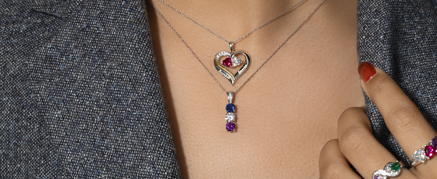 Customize you pendant with gem stone king