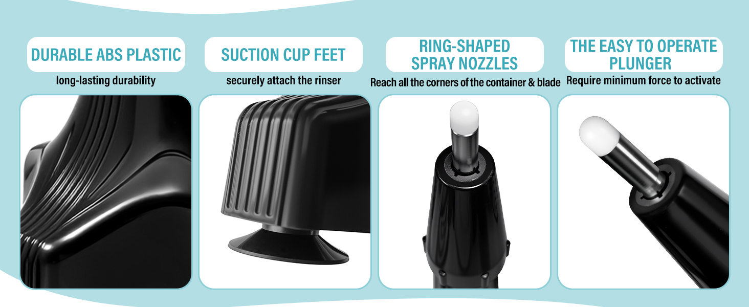 Blender Container Rinser vitamix Pitchers Commercial Restaurant Kitchens Bars Smoothie Coffee Shops