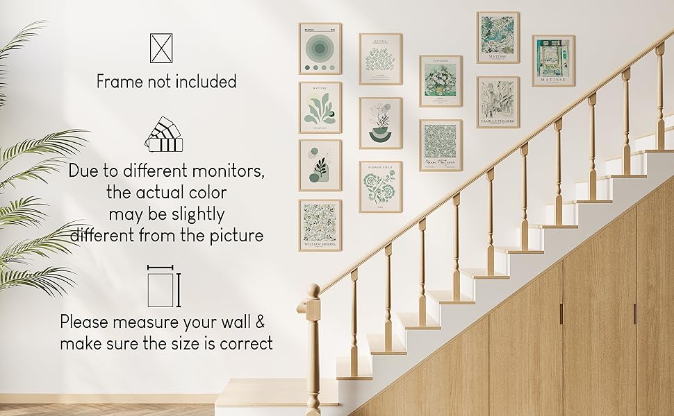 97 Decor Sage Green Room Decor Aesthetic - Sage Green Wall Decor for Bedroom, Green Boho Art Wall Decor for Living Room, Olive Green Wall Art Prints, Green Matisse Pictures for Dorm (8x10 Unframed) 19 wallpaper william morris large college students decoration girl asthetic apartment