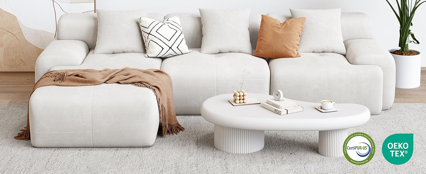 L shaped sofa