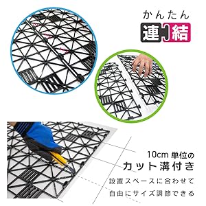 芝生の保護　ペットの保護などプラスチック製装飾パネル 50cm x 50cm 芝生の保護 ペットの保護などプラスチック製装飾パネル 50cm x