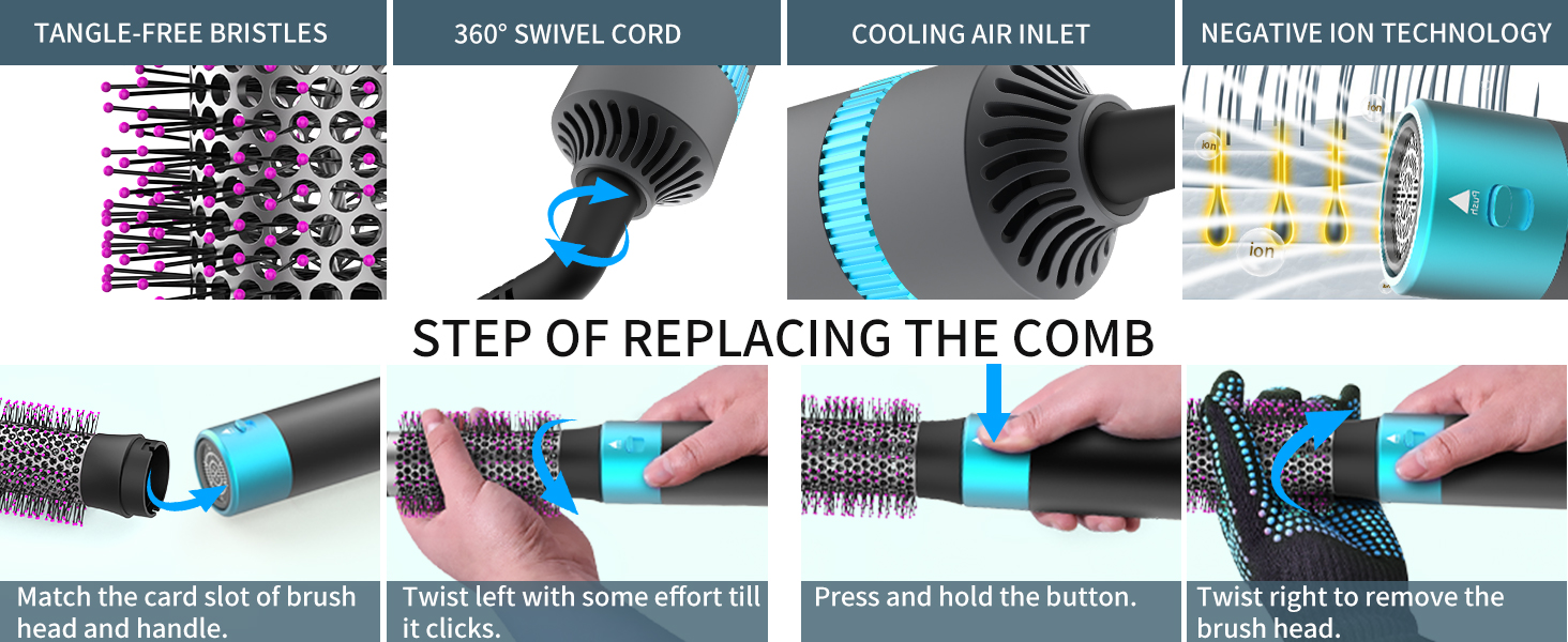 hot air brush