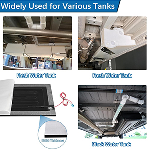 RV water tank heating pad