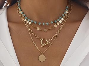 Amazon.com: CSIYANJRY99 Layered Western Necklaces for Women