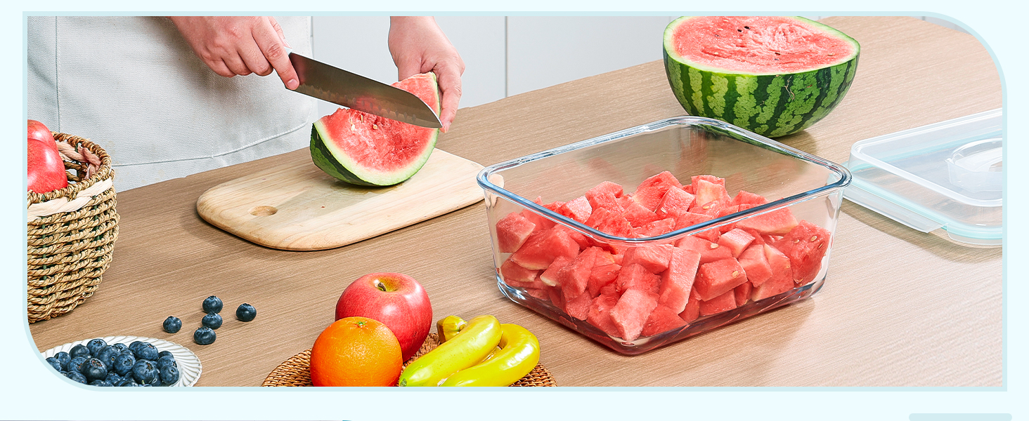 glass storage containers with lids