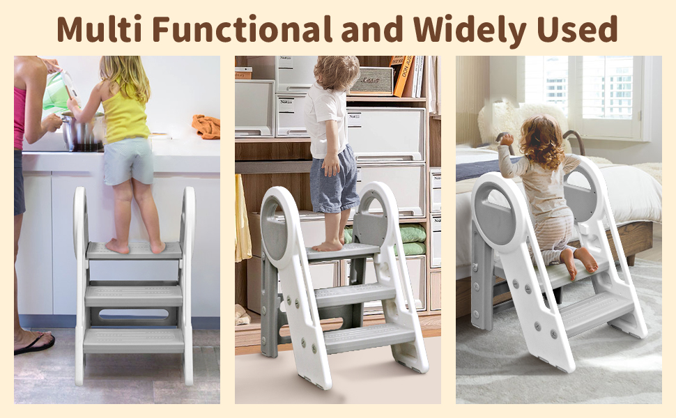 Sephyroth Toddler Step Stools for Bathroom Sink,Adjustable