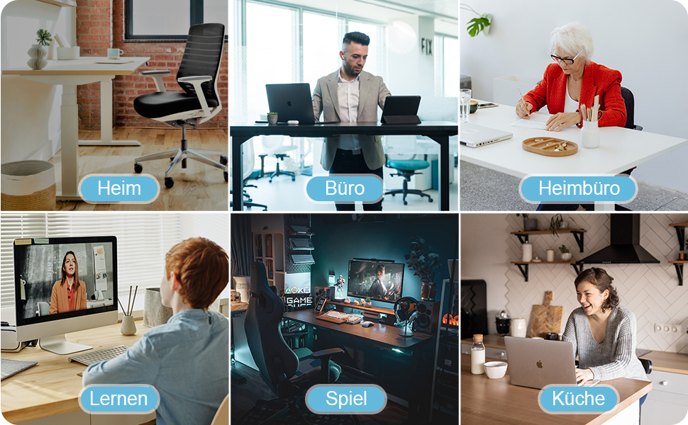 MAIDeSITe HeightAdjustable Desk 120 x 60 cm Height Adjustable