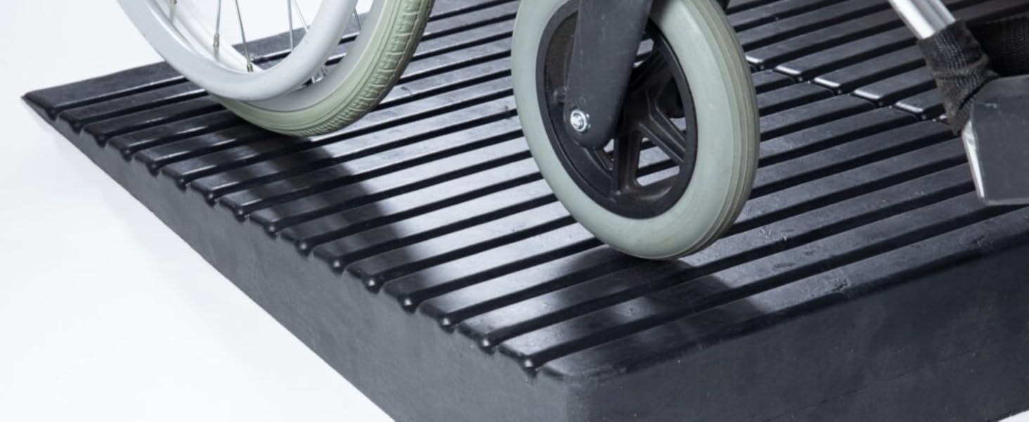 The Ramp People 11cm 17cm Rubber Threshold Ramps (5"/127mm) Scooter