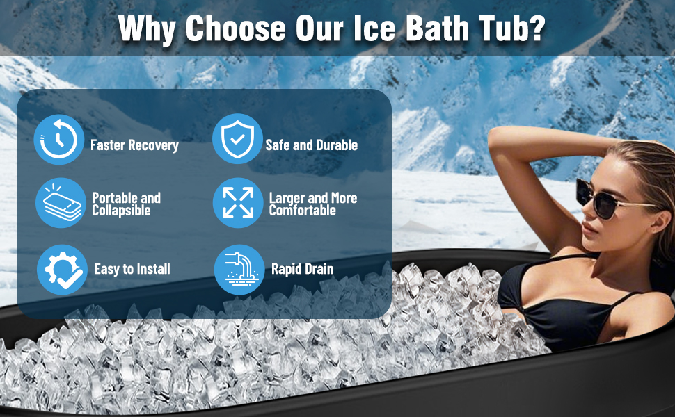 perfect ice bath tub