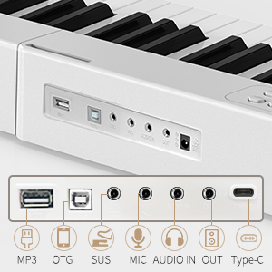 Amazon | 電子ピアノ 【PSE＆CE認証済電子ピアノスタンドセット