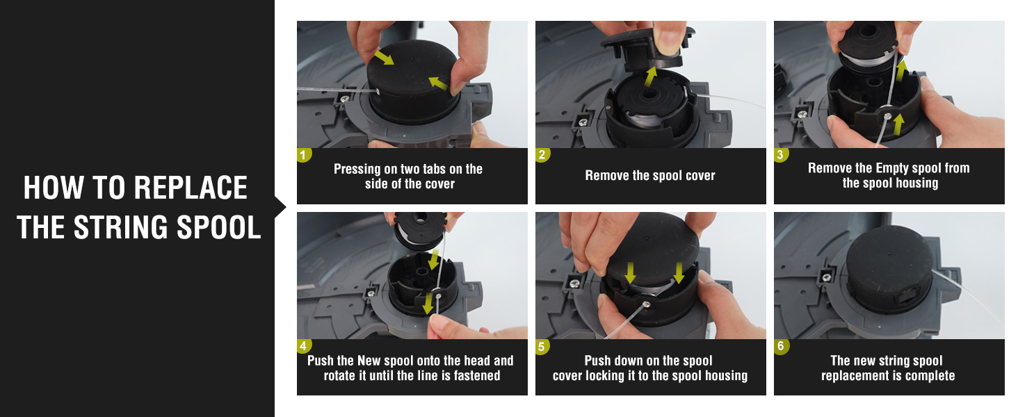 PowerSmart String Trimmer Replacement Spool PS76112A, 0.